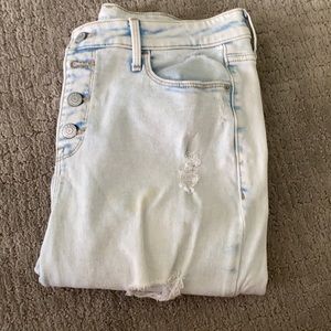 🔅size 10 light wash high waisted jeggings🔅